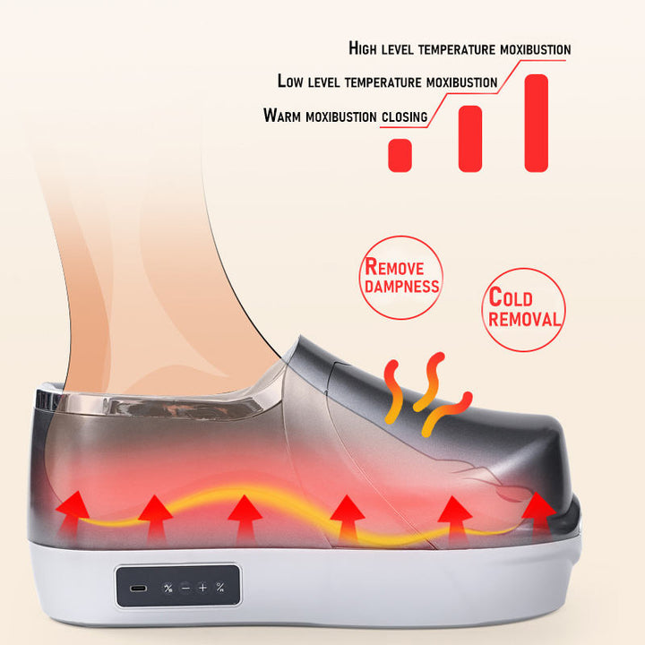Acupressure Massage Shoes — Heated Moxibustion Therapy