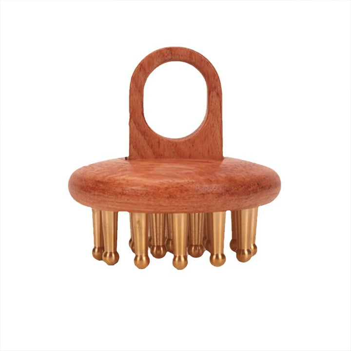 Copper Wood Gua Sha Massage Comb – Antimicrobial Scalp