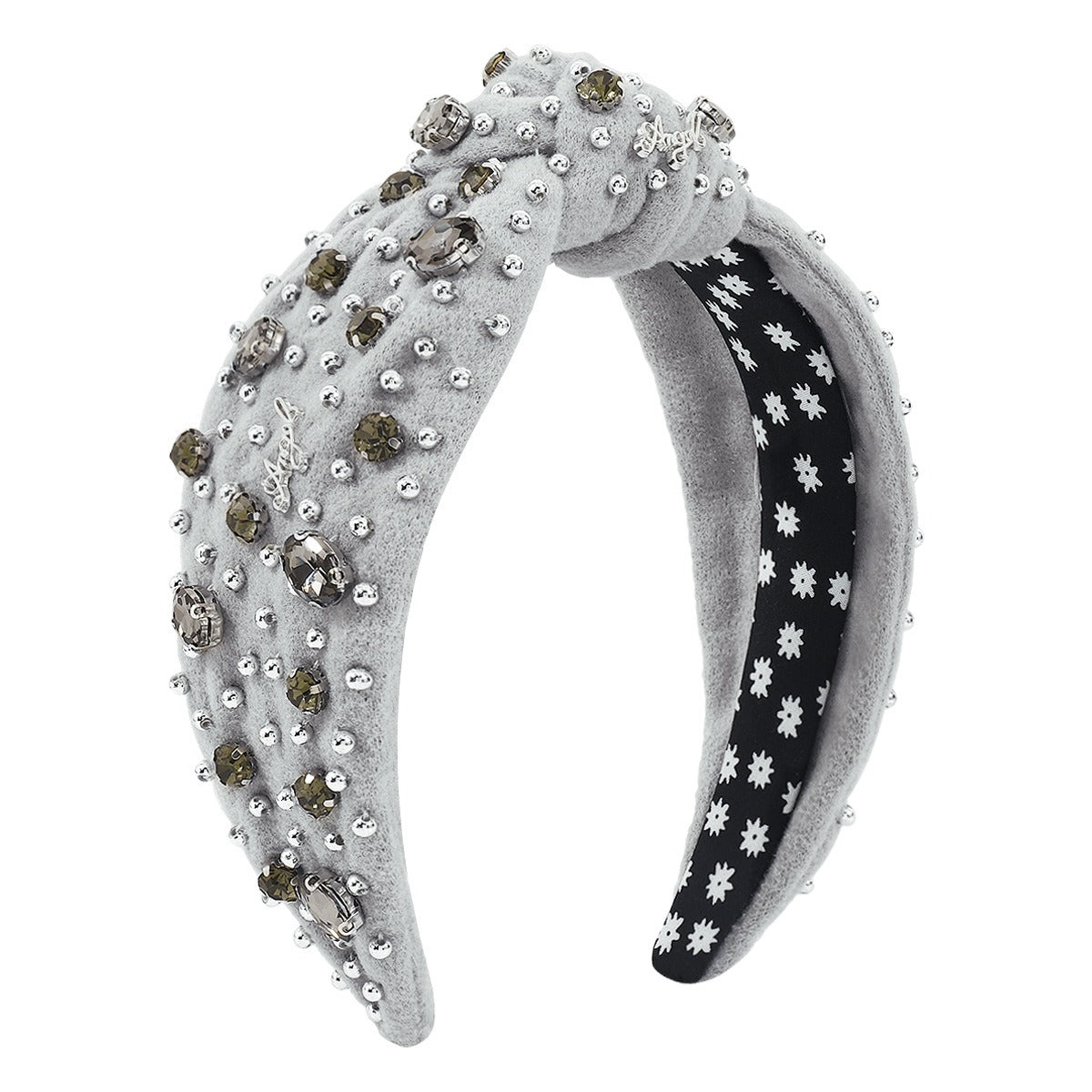 Padded Headband for Bold, Jewel-Embellished Style