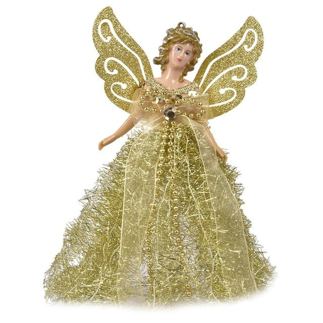 Angel Christmas Tree Ornament for Elegant Holiday Sparkle