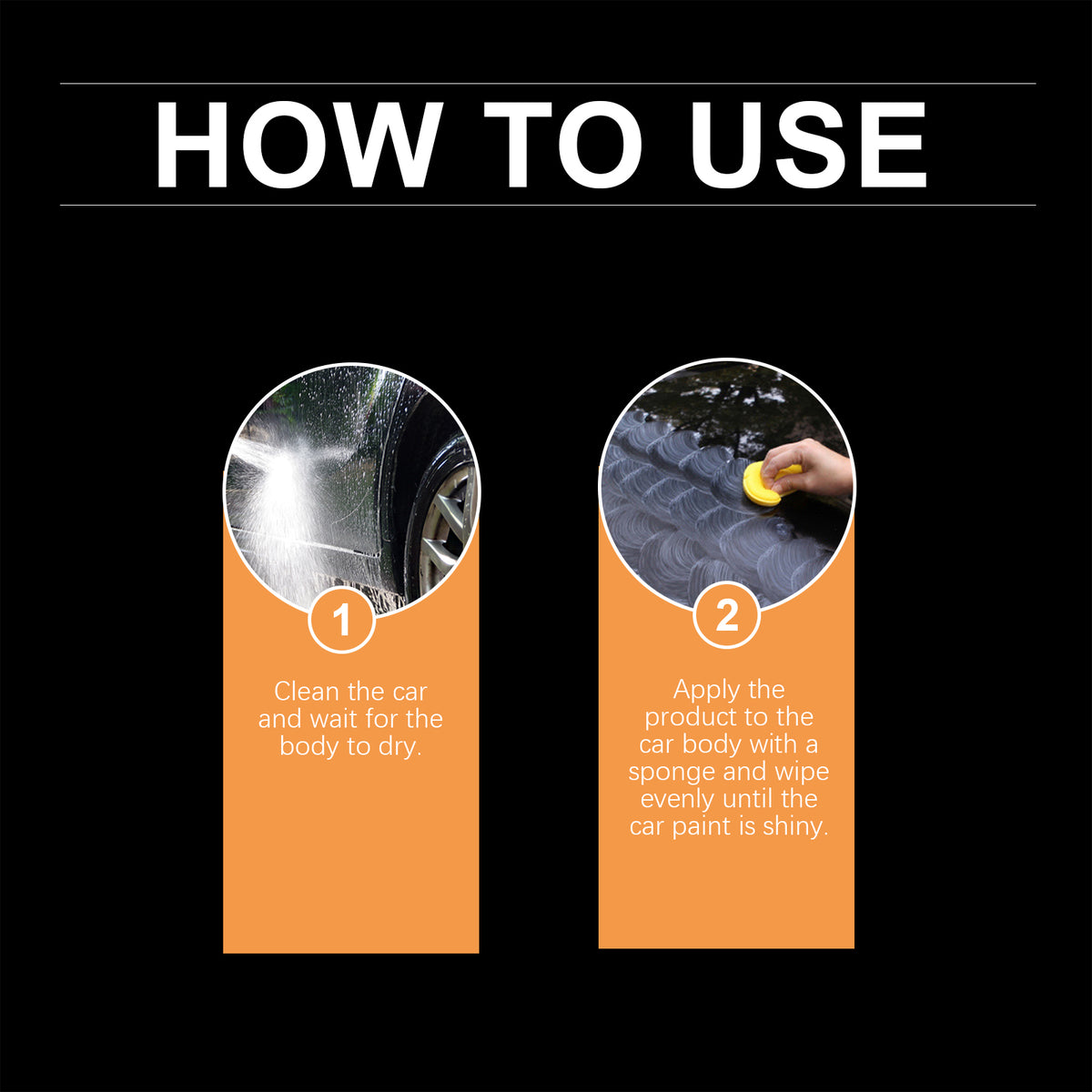 Car Polish Wax Kit for Scratch Repair & Deep Gloss