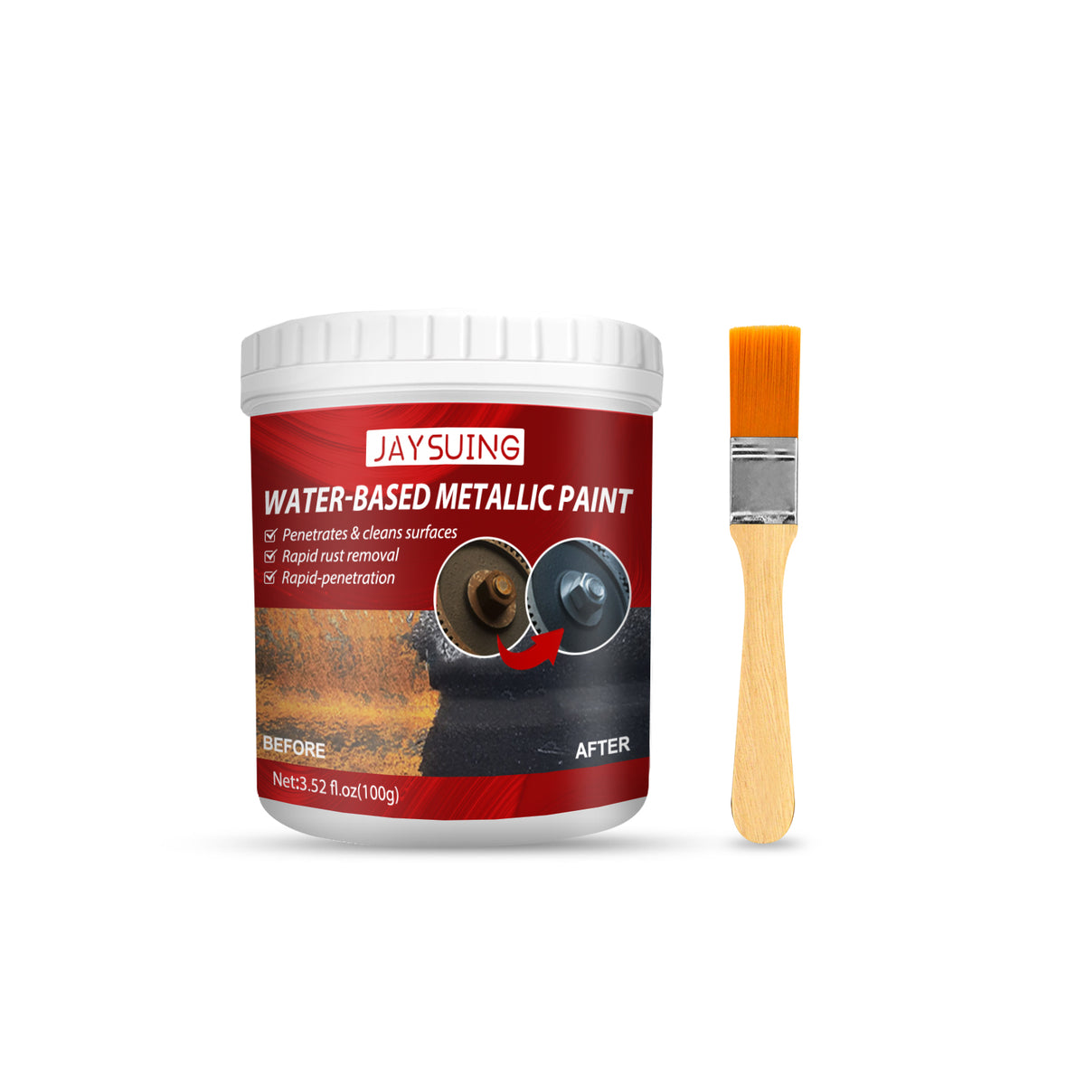 Rust Treatment Primer for Metallic Automotive Repairs