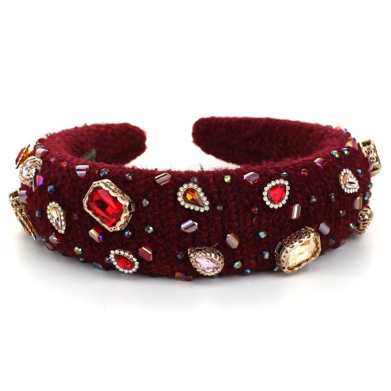 Baroque Crystal Hair Hoop For Instant Occasion Glamour