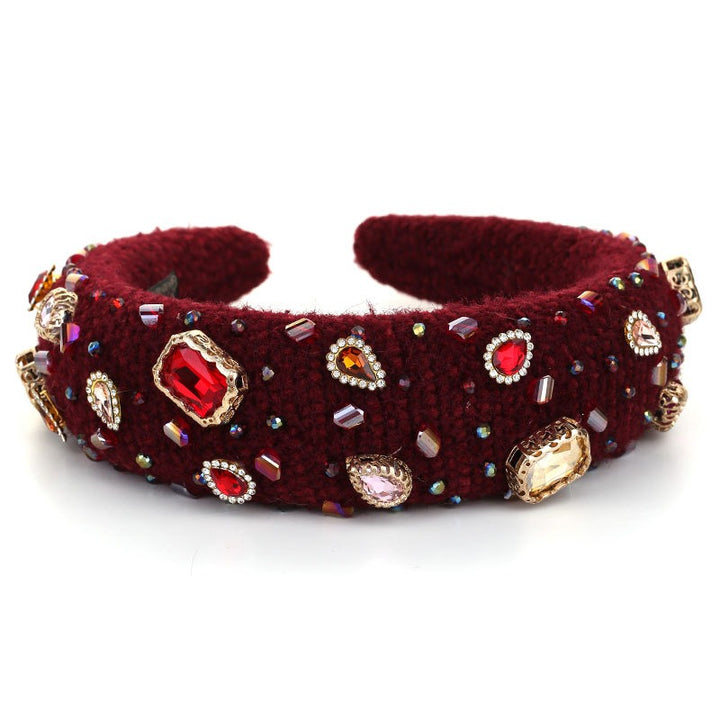 Baroque Crystal Hair Hoop For Instant Occasion Glamour
