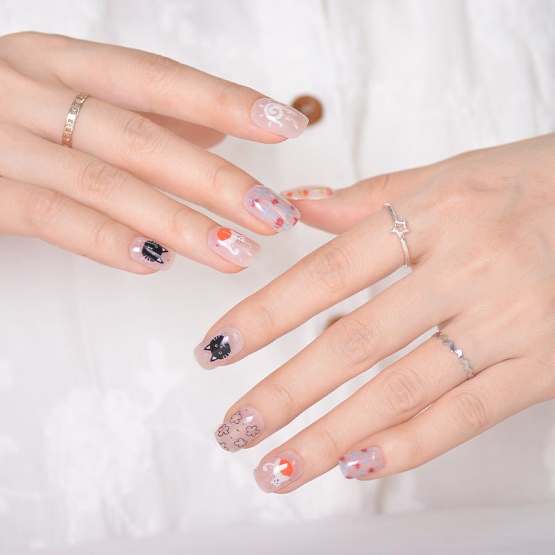Semi-Cured UV Gel Nail Stickers — Salon Art in Seconds