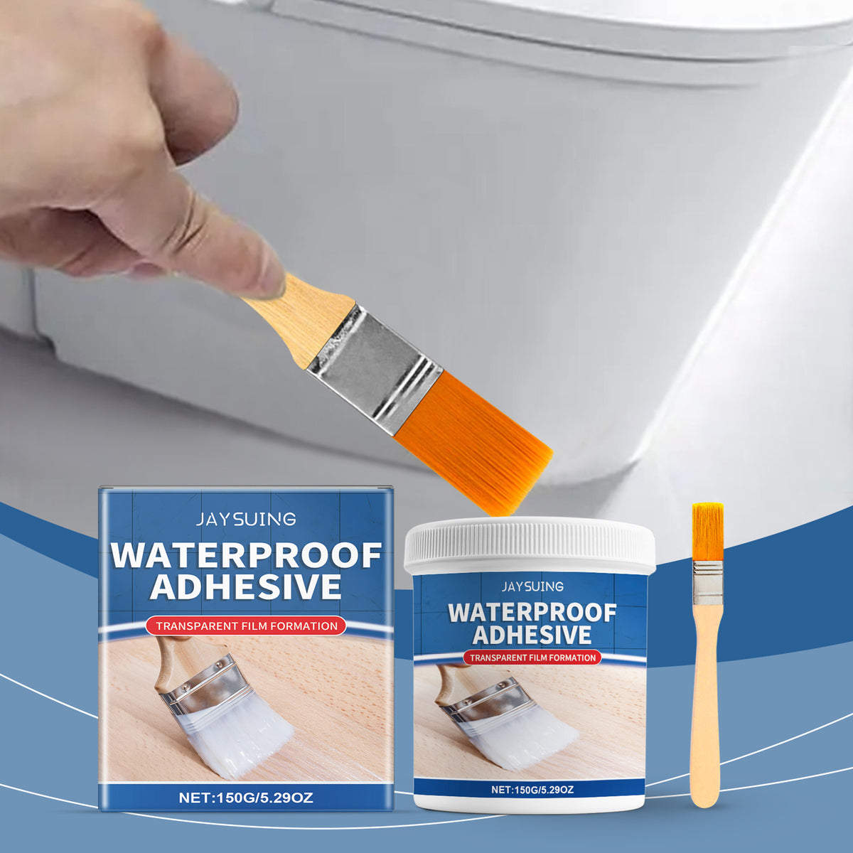 Transparent Waterproof Adhesive for Roof Leak Repair
