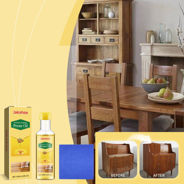 Wood Furniture Polish With Natural Beeswax Protection