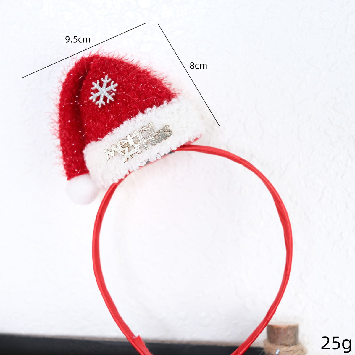 Christmas Sequin Bow Headband | Festive Photo Prop