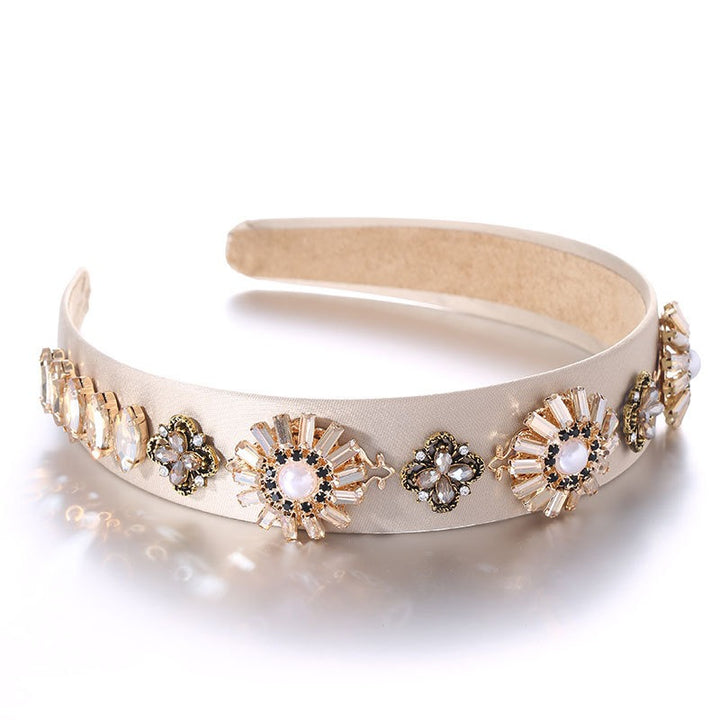 Baroque Floral Headband for Vintage-Inspired Elegance