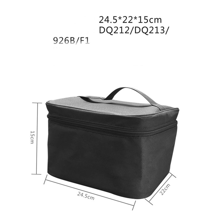 Foldable Fan Storage Bag with Double Zipper and Handle