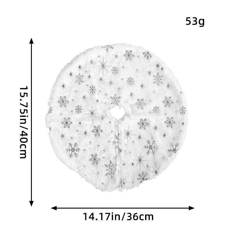 Mini Christmas Tree Skirt for Festive Tabletop Decor