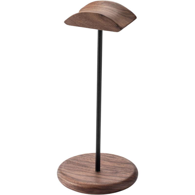 Solid Walnut Headphone Stand for Over-Ear Headphones