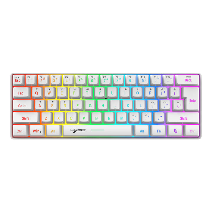 61 Key Wireless Keyboard: Bluetooth 5.0 & 2.4G