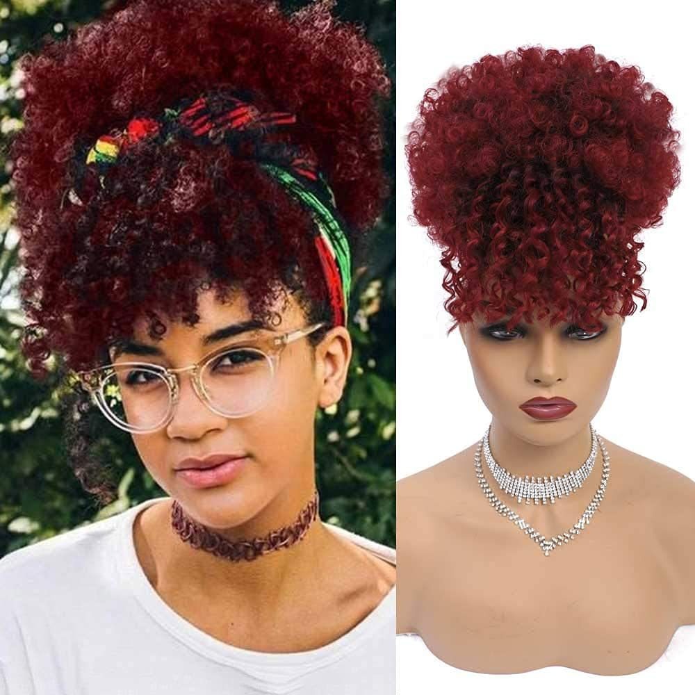 Curly Afro Bangs for Instant Volume and Bold Style