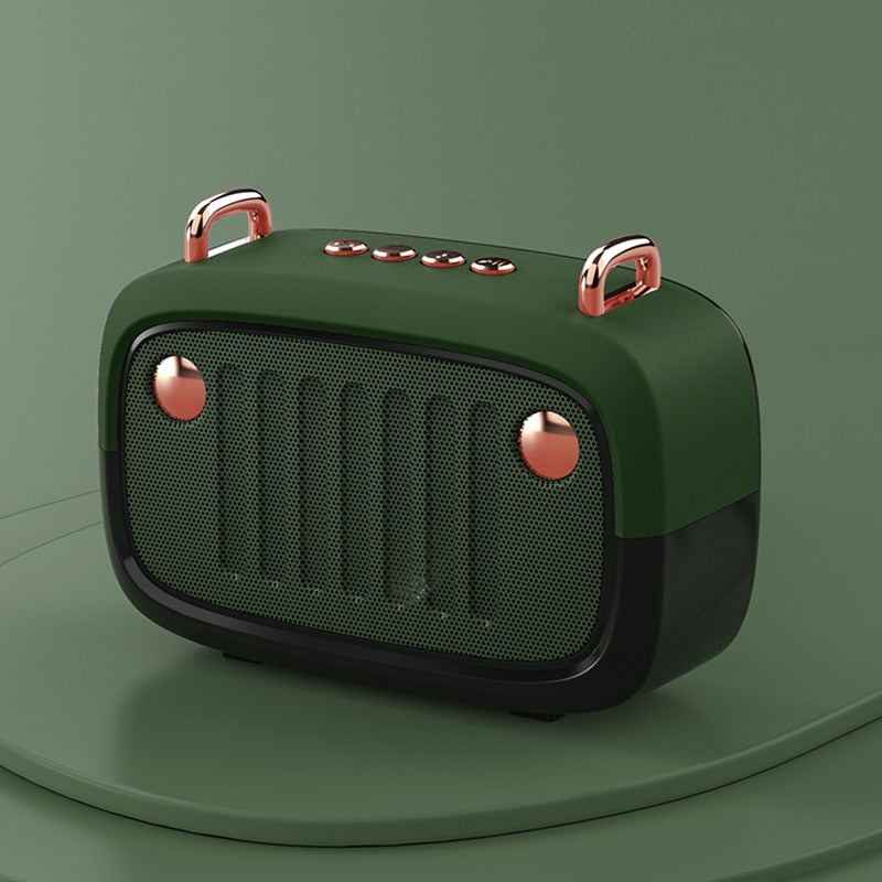 Retro Vintage Bluetooth Speaker — Timeless Portable Audio