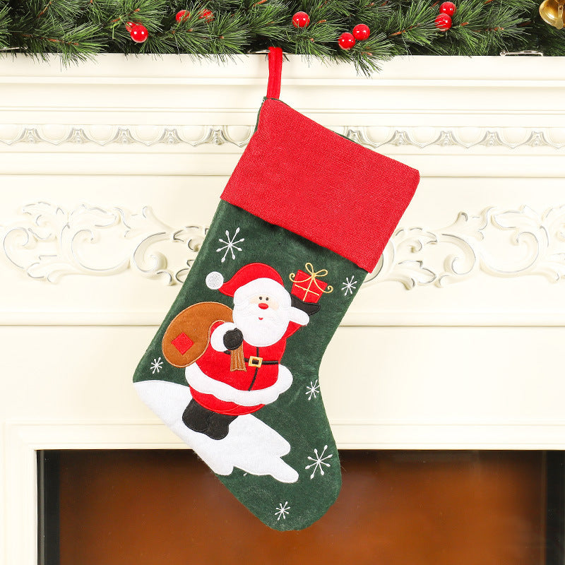 Christmas Stocking Gift Bags for Mantels and Treats