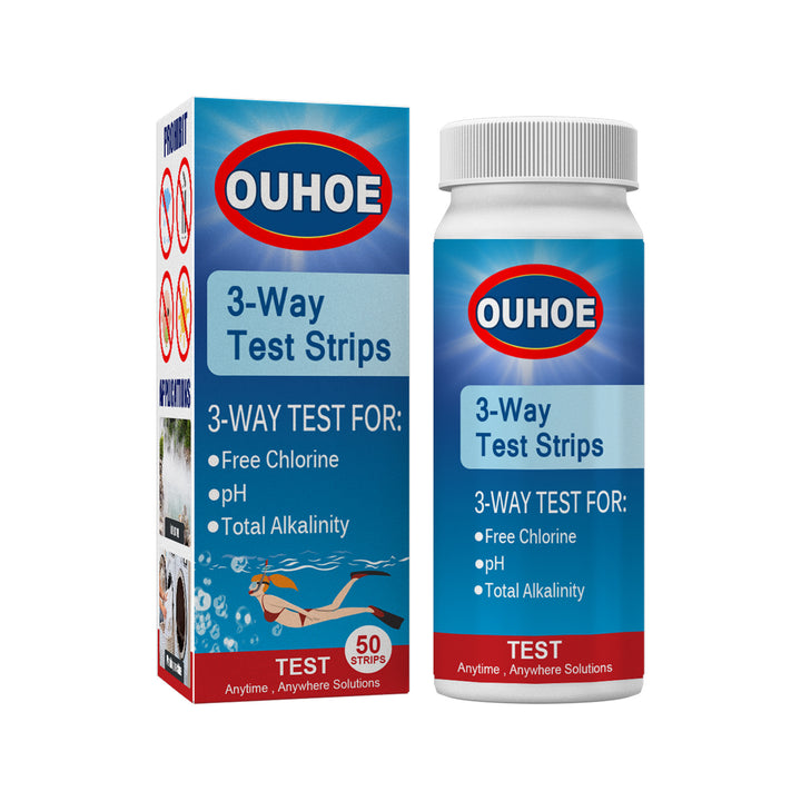 3-In-1 Pool Water Test Strips for Easy Water Balance