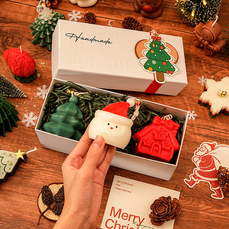 Handmade Christmas Candle Gift Set for Cozy Holiday Decor