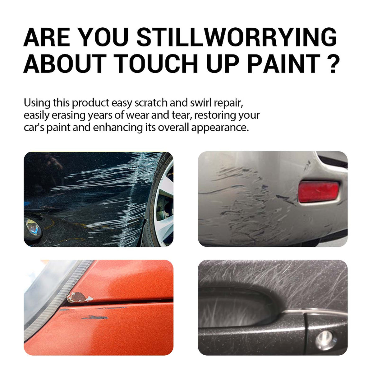 Car Scratch Repair Agent for Paint & Swirl Mark Removal