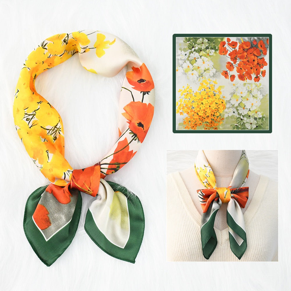 Silk Scarf for Women: Elegant Sun-Ready Beach Style