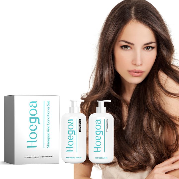 Tea Shampoo And Conditioner Set For Damaged Hair Care