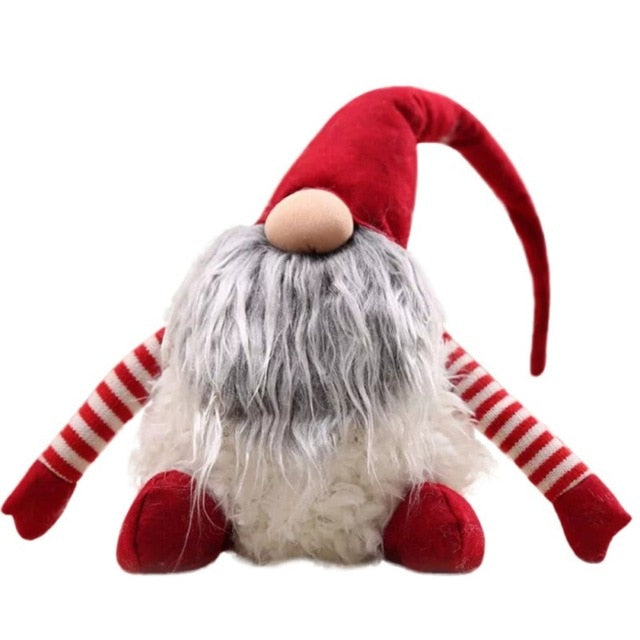 Christmas Gnome Decoration Set, Swedish Tomte Plush