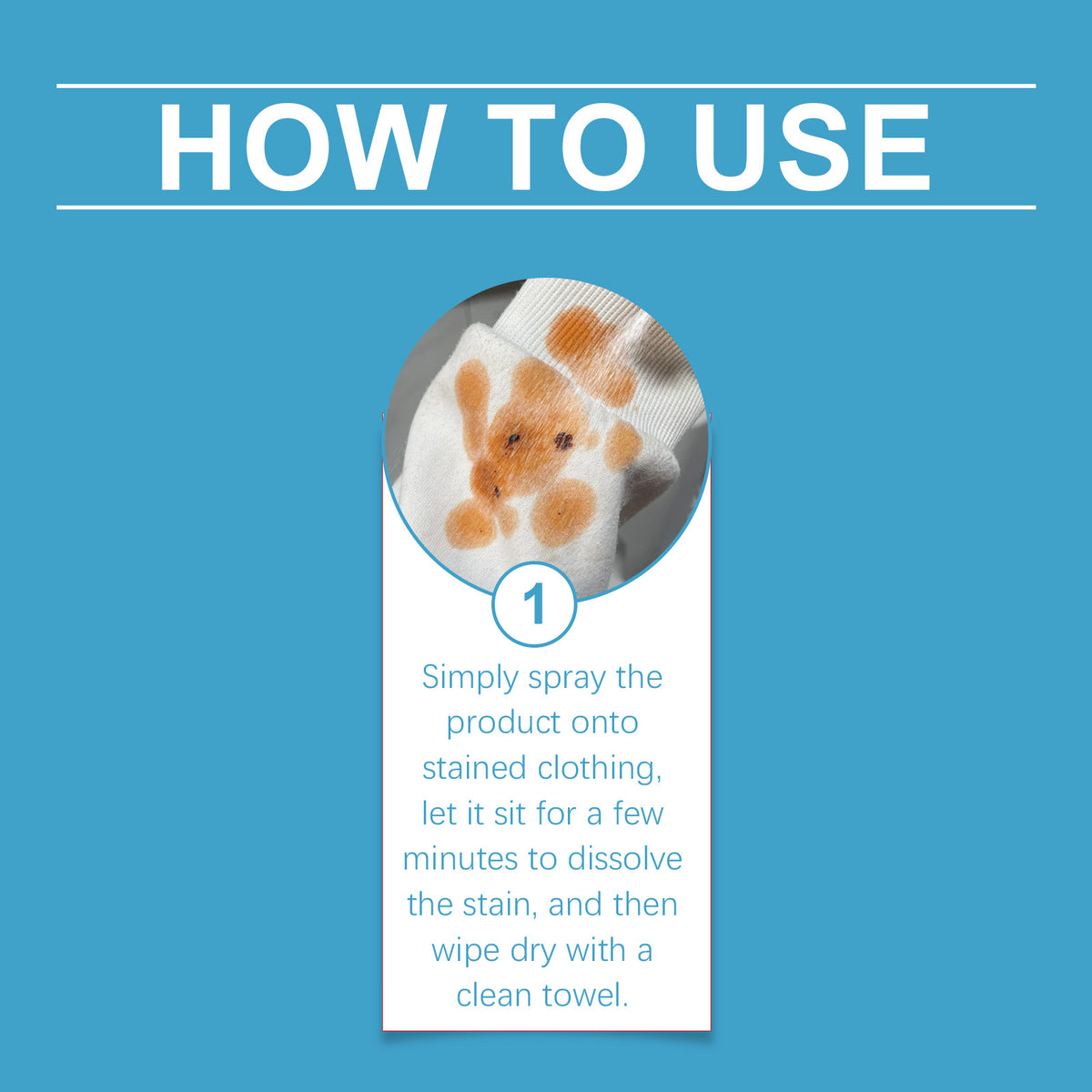 Laundry Stain Remover Spray for Quick Spot Cleaning