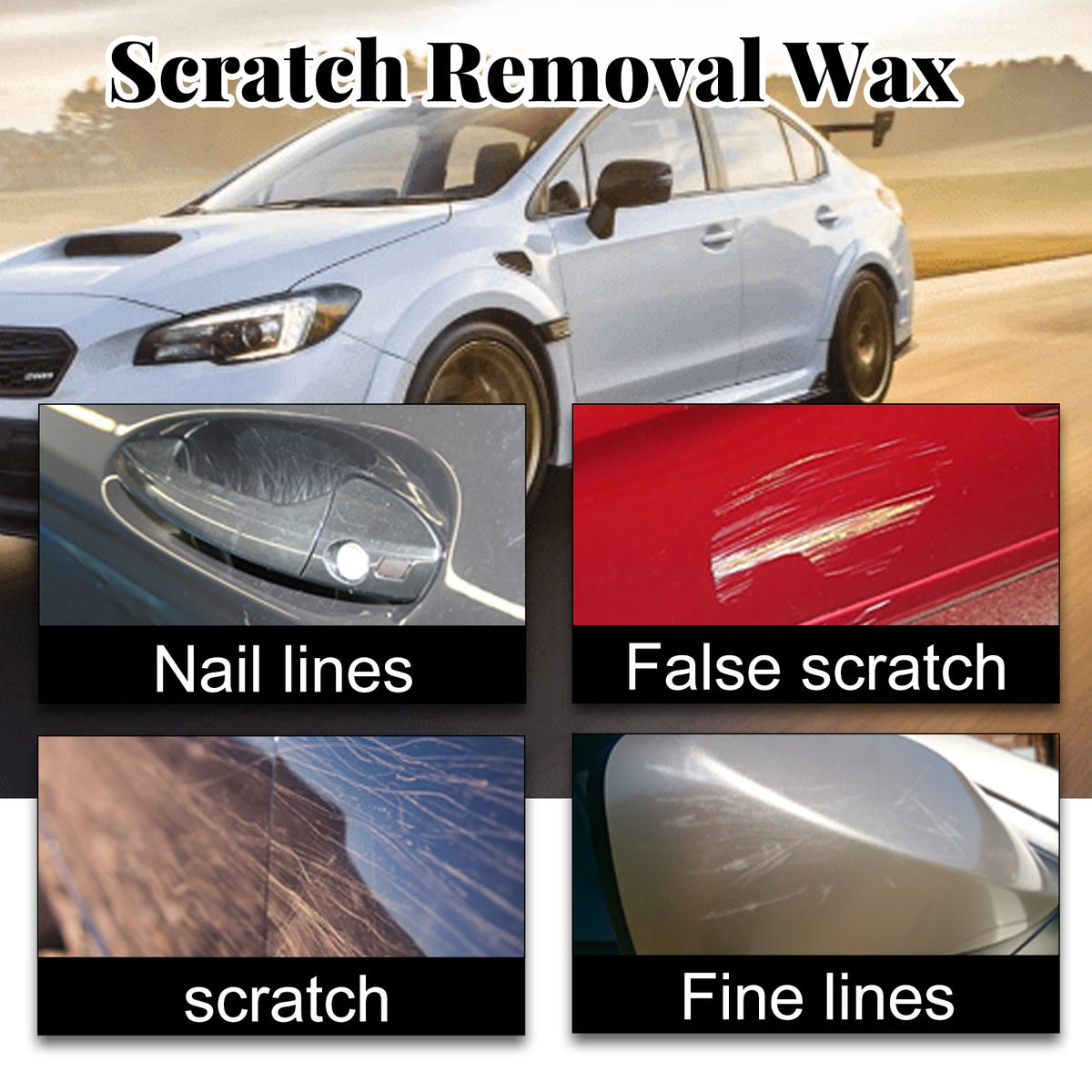 Car Scratch Remover for Light Paint Scratches and Marks