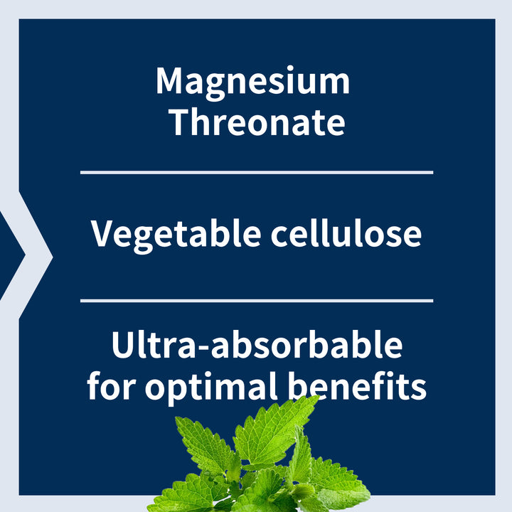 Magnesium Threonate Capsules — Support Memory, Focus & Calm