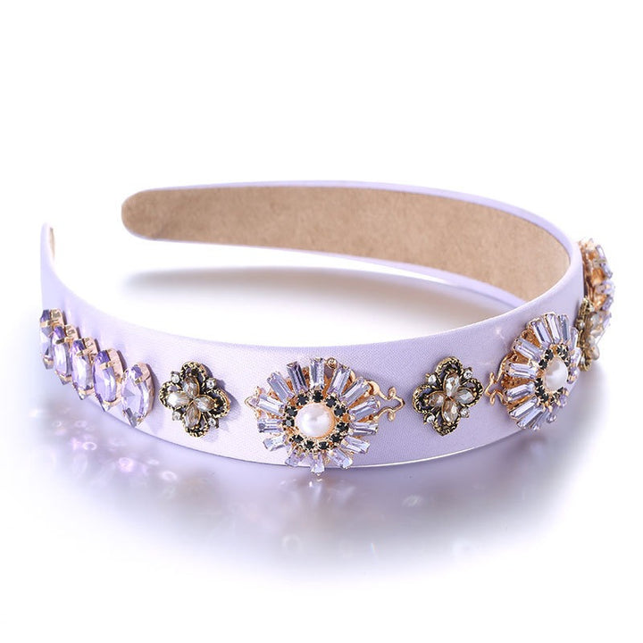 Baroque Floral Headband for Vintage-Inspired Elegance