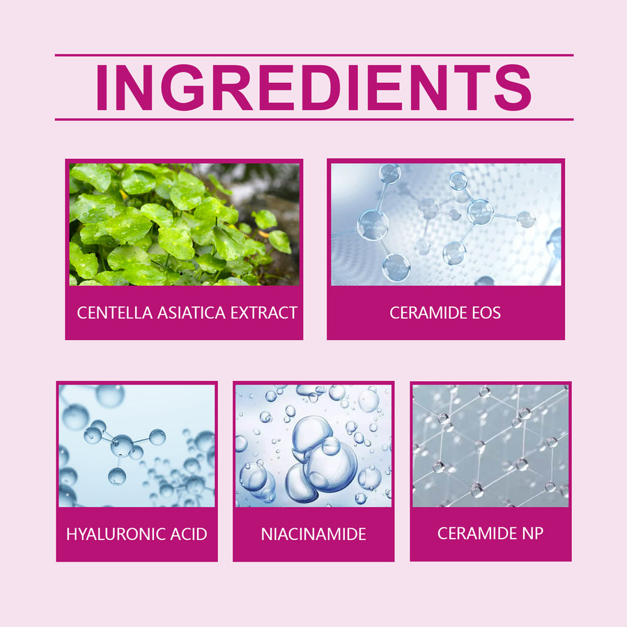 Ceramide Cica Cream for Dry, Dull, Uneven Skin Tone