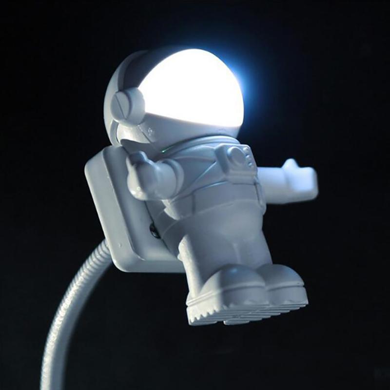 Astronaut USB Desk Lamp for Late-Night Computer Work