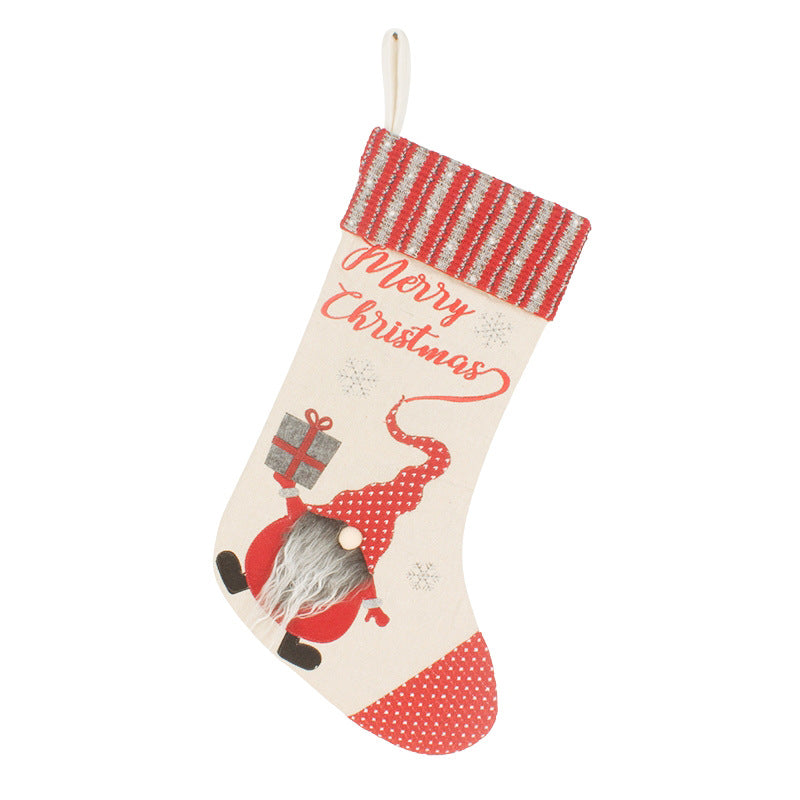 Christmas Stocking for Festive Gift Display Decoration