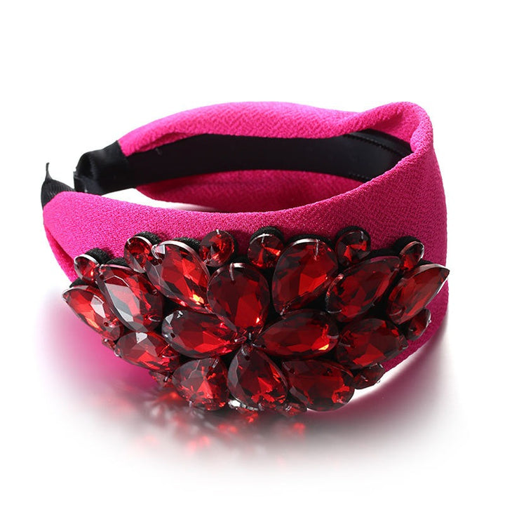 Jeweled Face Wash Headband for Secure Skincare Routines