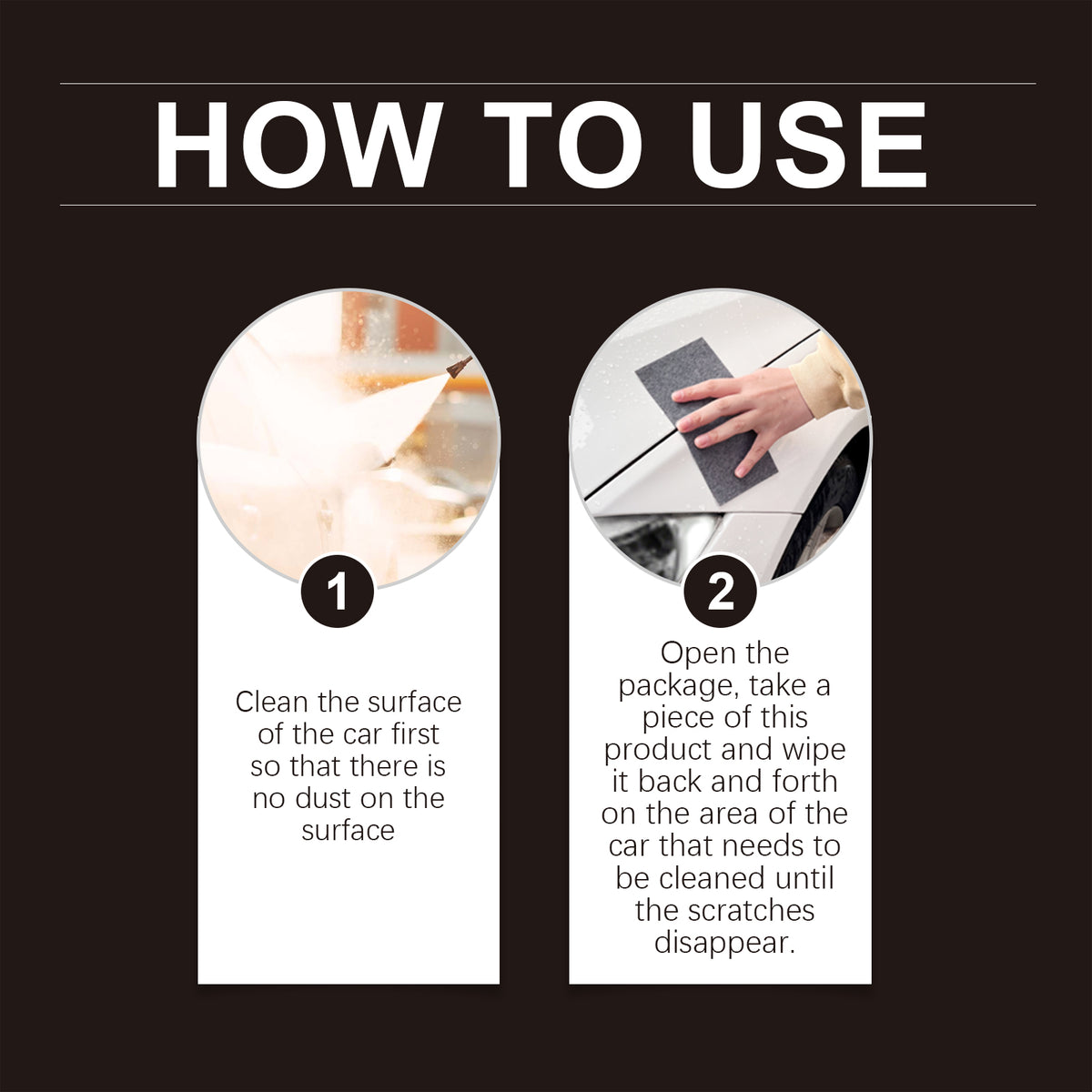 Car Scratch Remover Cloths for Minor Paint Scratches