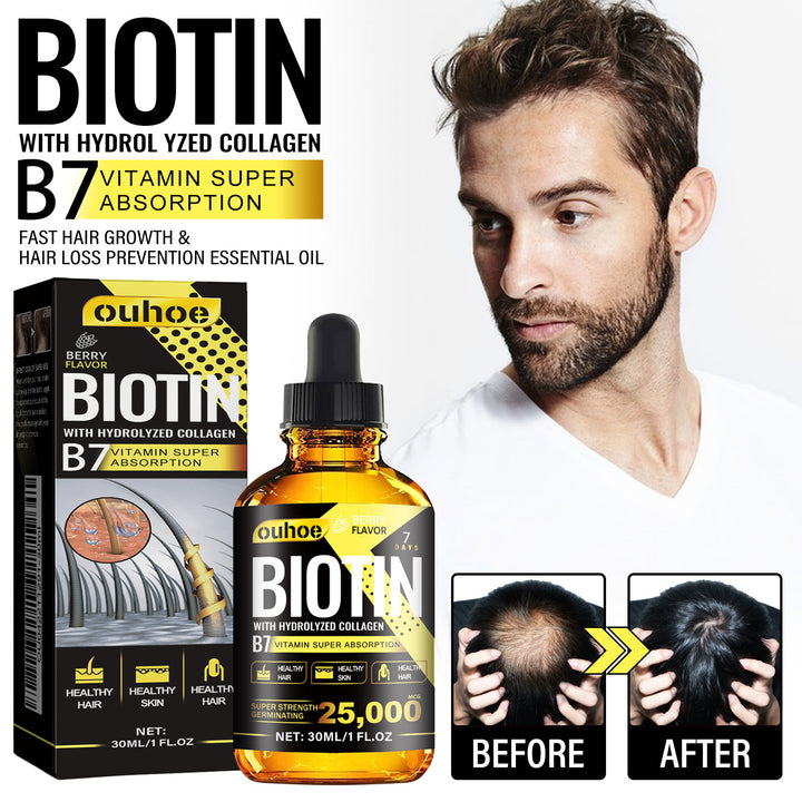 Hair Growth Oil with Biotin B7 & Collagen Support