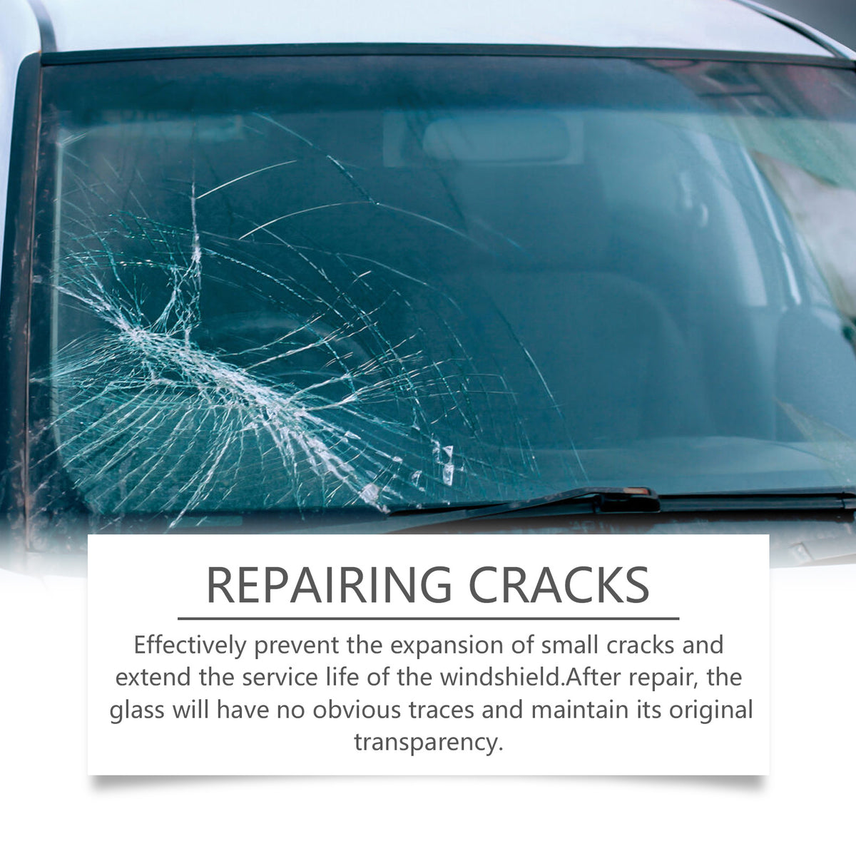 DIY Windshield Repair Kit for Small Cracks & Chips