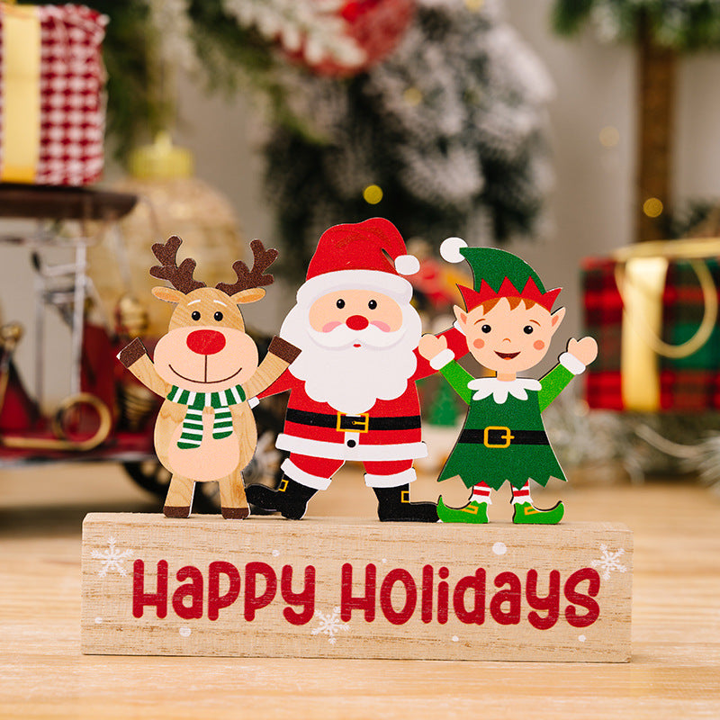 Wooden Christmas Ornaments for Warm Holiday Displays