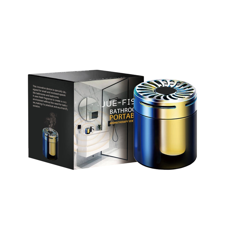 Portable Bathroom Ventilator for Quiet Fresh Fragrance