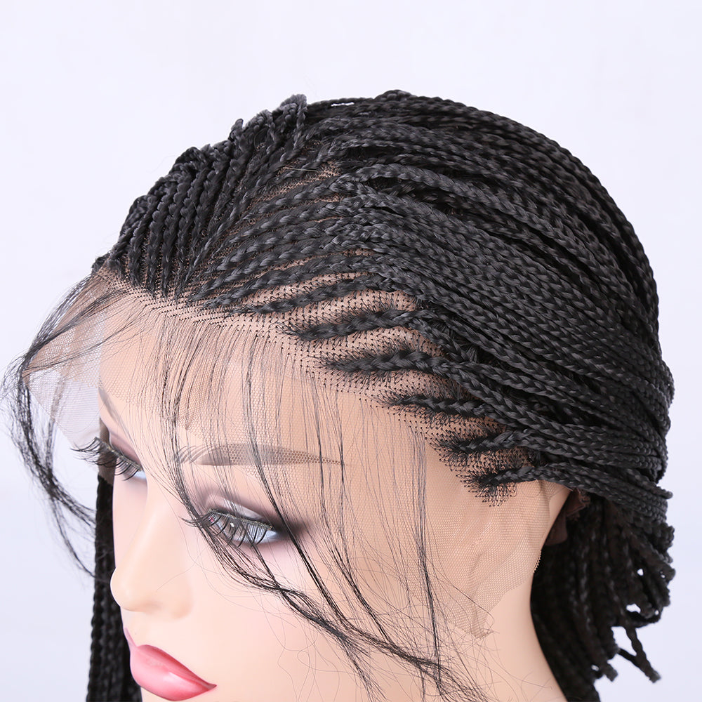 Long Box Braid Wig for Black Women, Instant Full Style