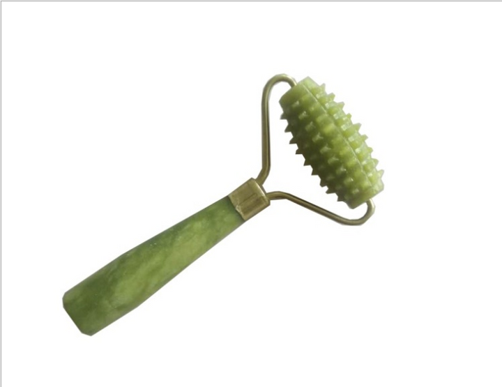 Jade Face Roller – Dual‑Head for Lymphatic Drainage