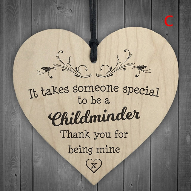 Wooden Heart Christmas Plaque for Meaningful Gifting