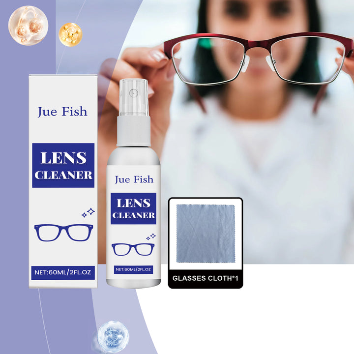 Eyeglass Cleaning Spray for Clear, Smudge-Free Lenses
