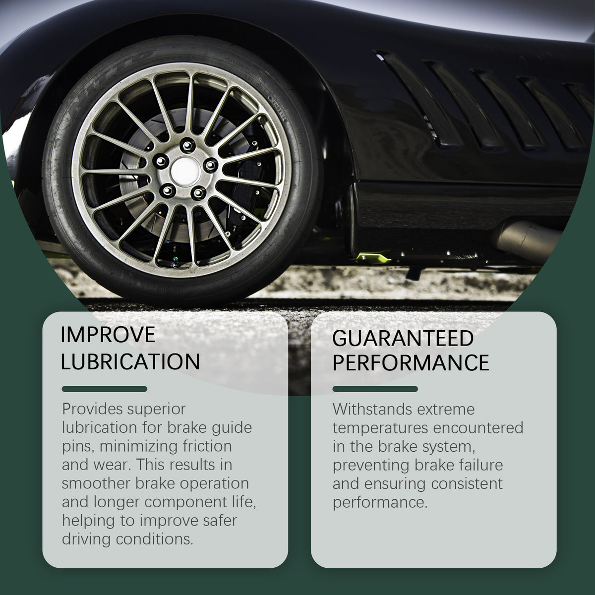 Silicone Brake Caliper Grease for Guide Pin Protection