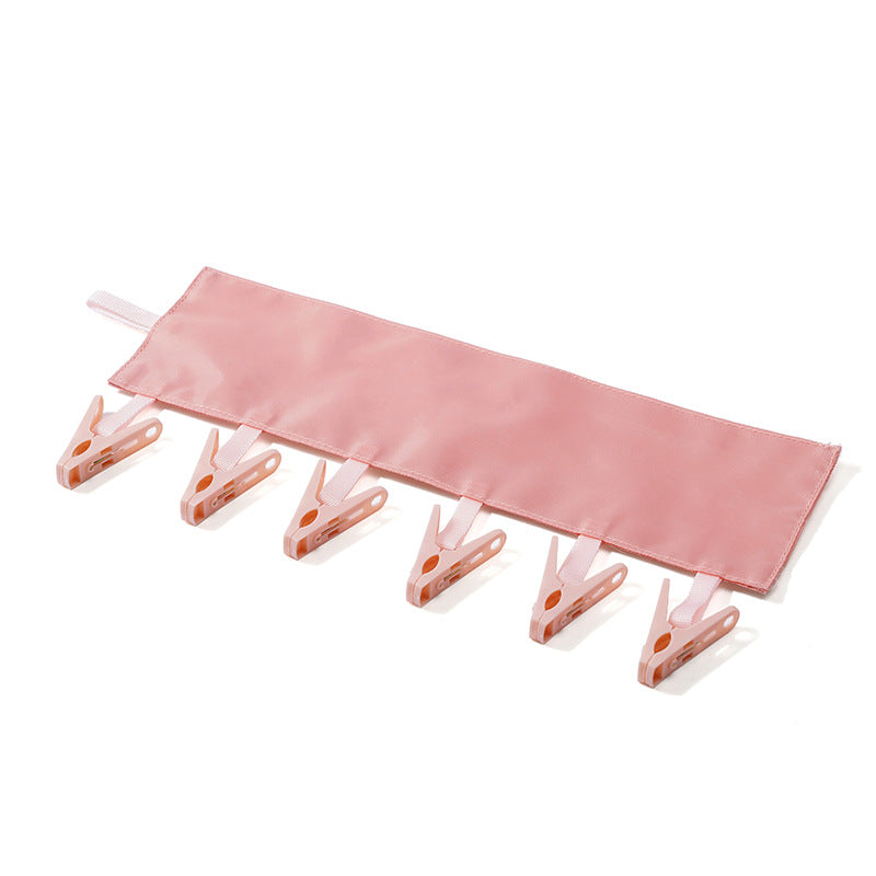 Portable Hat Drying Hanger with Spring Clips for Caps