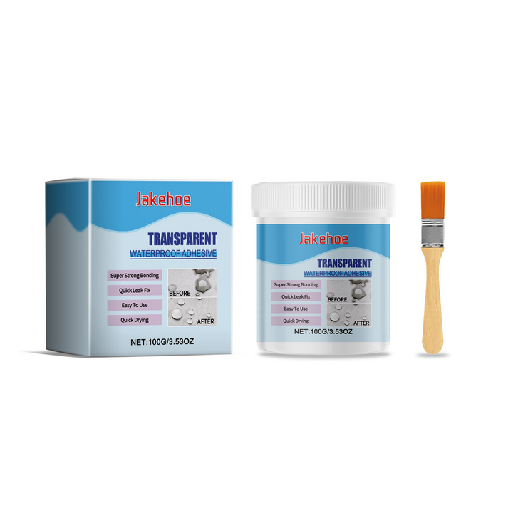 Waterproof Construction Adhesive for Clear Leak Repairs