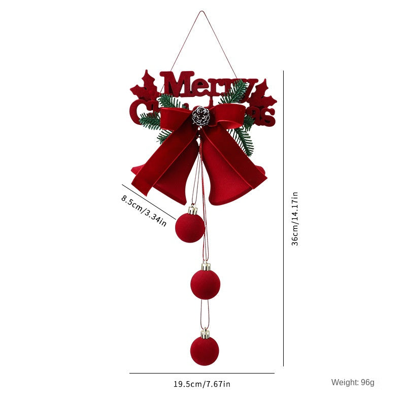 Christmas Bell Plush Ornaments Nordic Holiday Decor