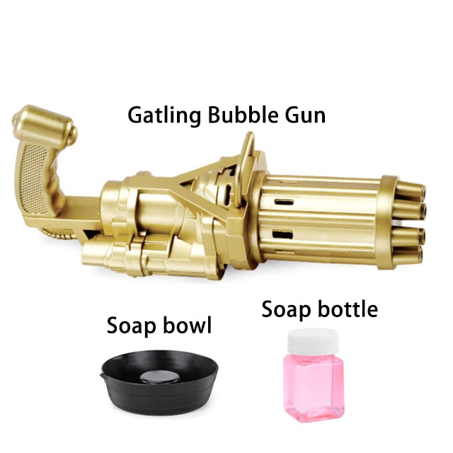 Kids Bubble Machine Toy With Easy One-Button Start