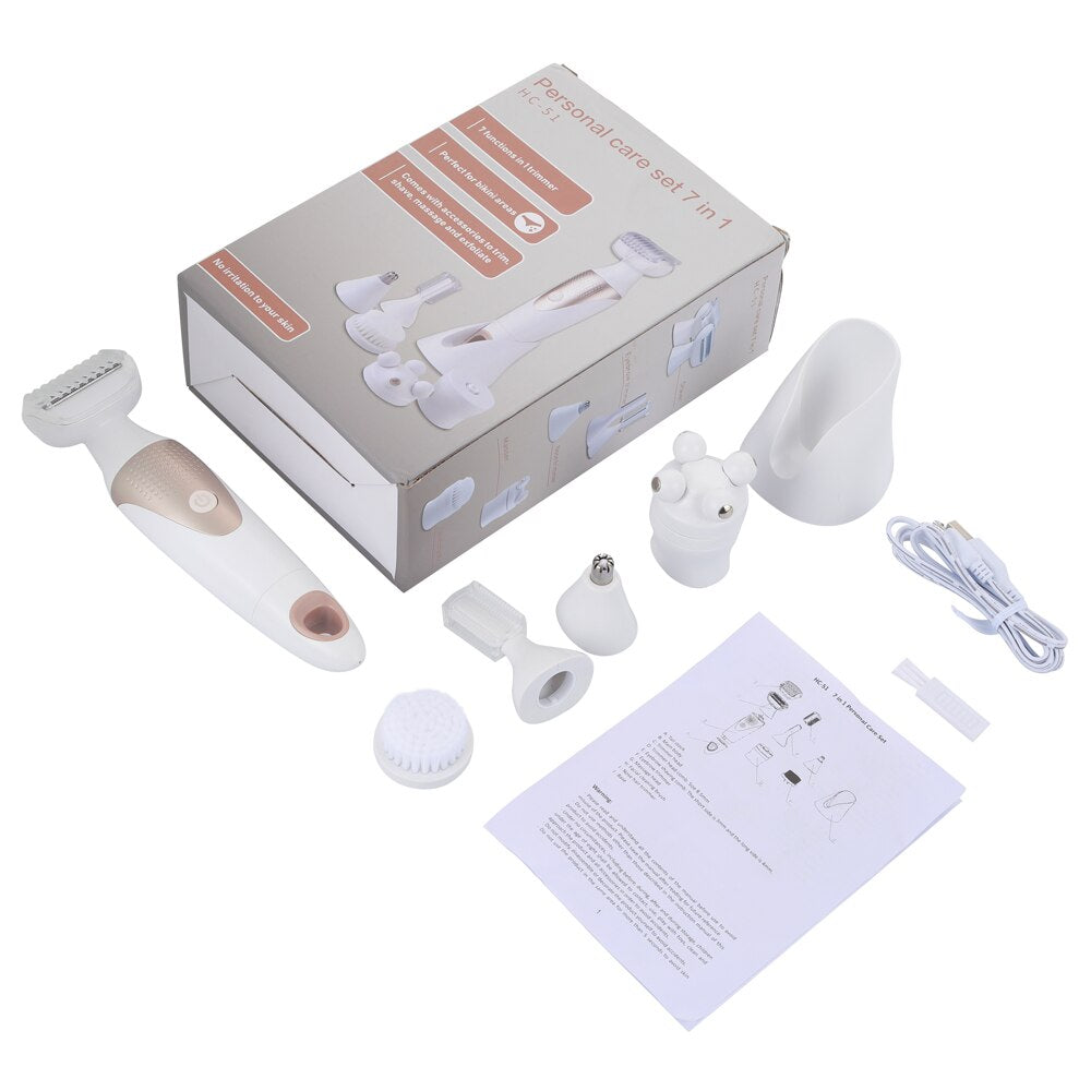5-in-1 Electric Shaver for Women | 5-Function Groomer