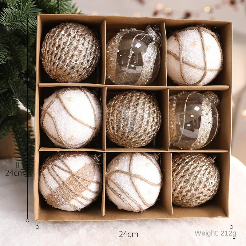 Transparent Christmas Ornaments For Rustic Tree Decor
